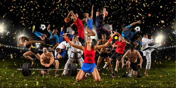 Athletes from various sports.